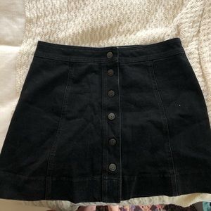 Black Madewell skirt